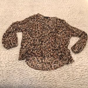 Forever 21 Leopard blouse